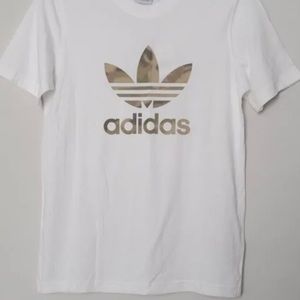 ADIDAS GOLD FOIL WITH REVERSE BACK PRINT